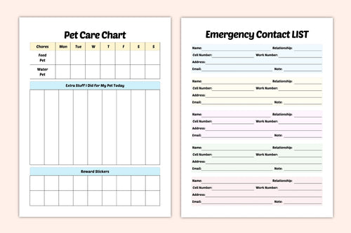 ADHD Planner for Kids Organization Made Easy Worksheets