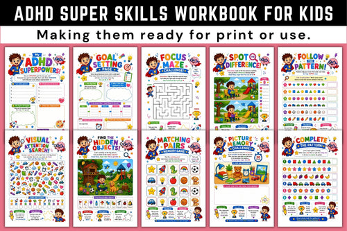 Adhd Super Skills For Kids Workbook