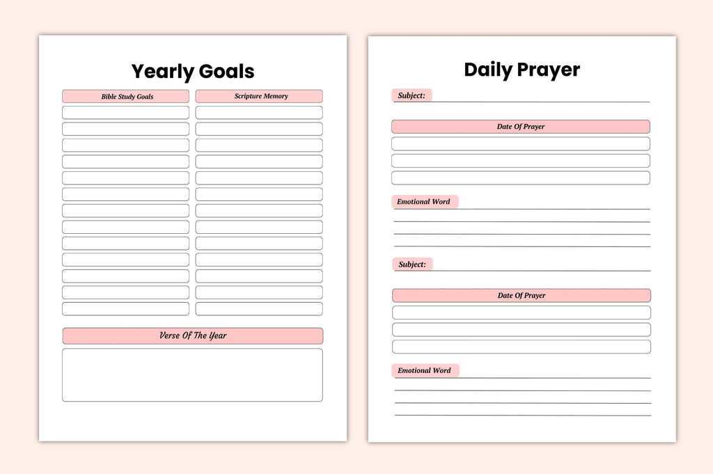Bible Study Reflection Journal