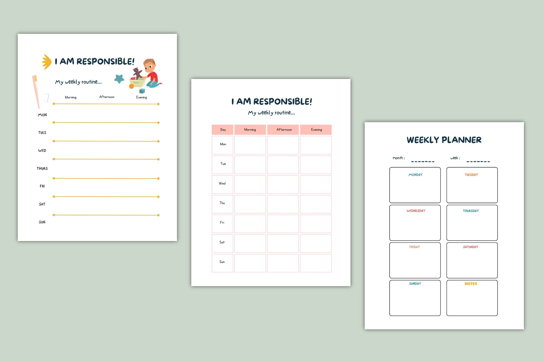 Play Year Kids Planner