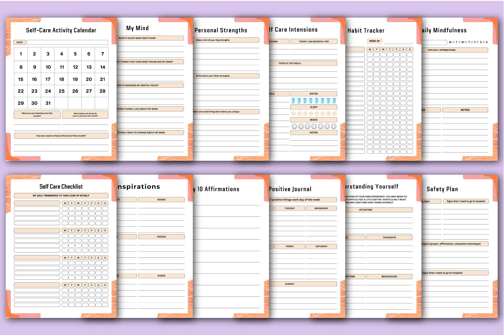 Mental Burnout Support Workbook