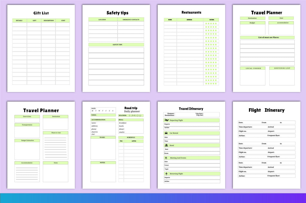 Travel Planner Guide