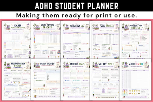 Adhd Student Planner