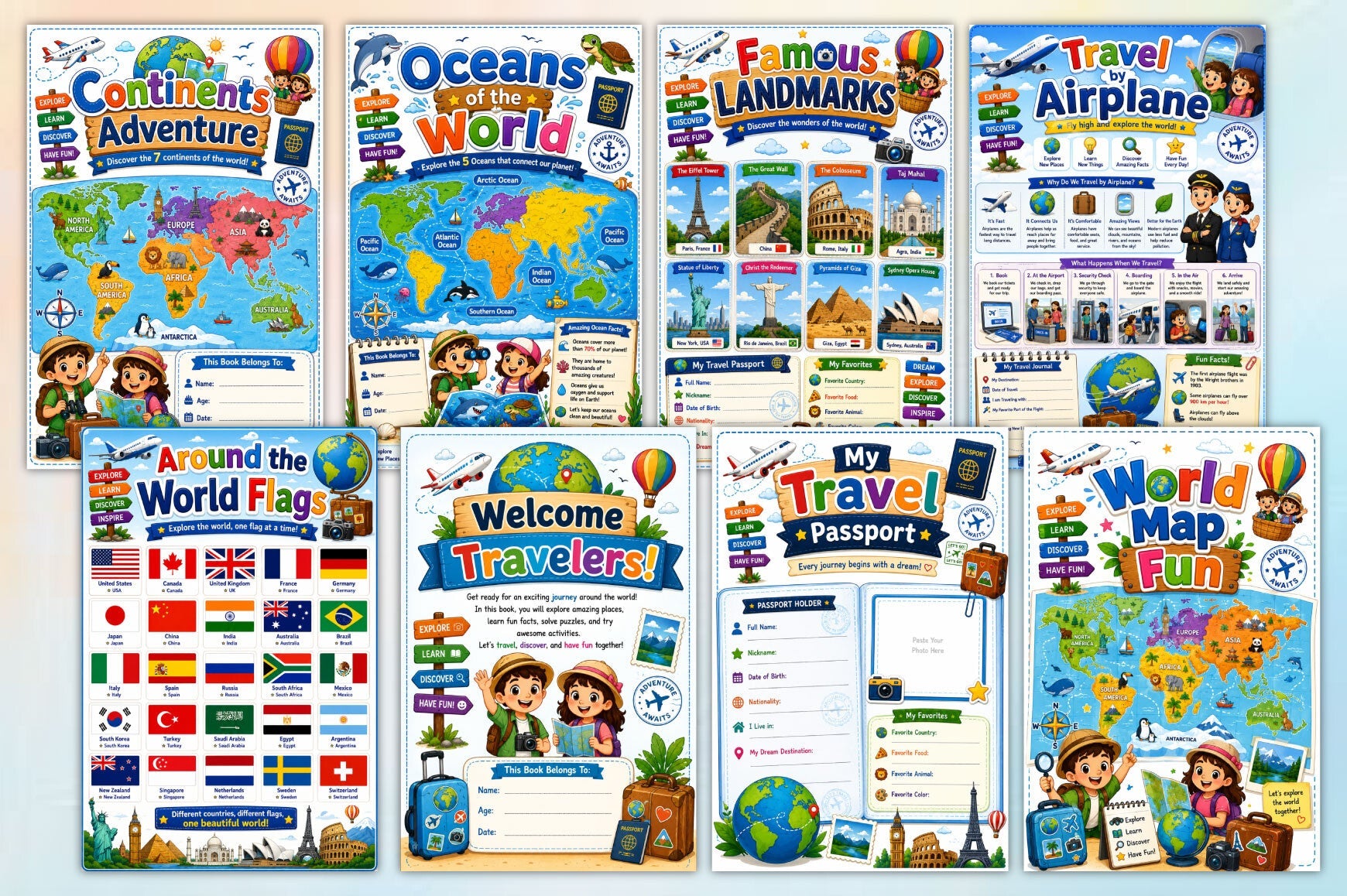 Fun Travel Journey For Kids