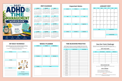 Adhd Time Management Workbook