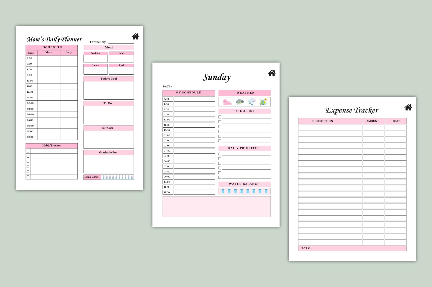Mom Routine Planner