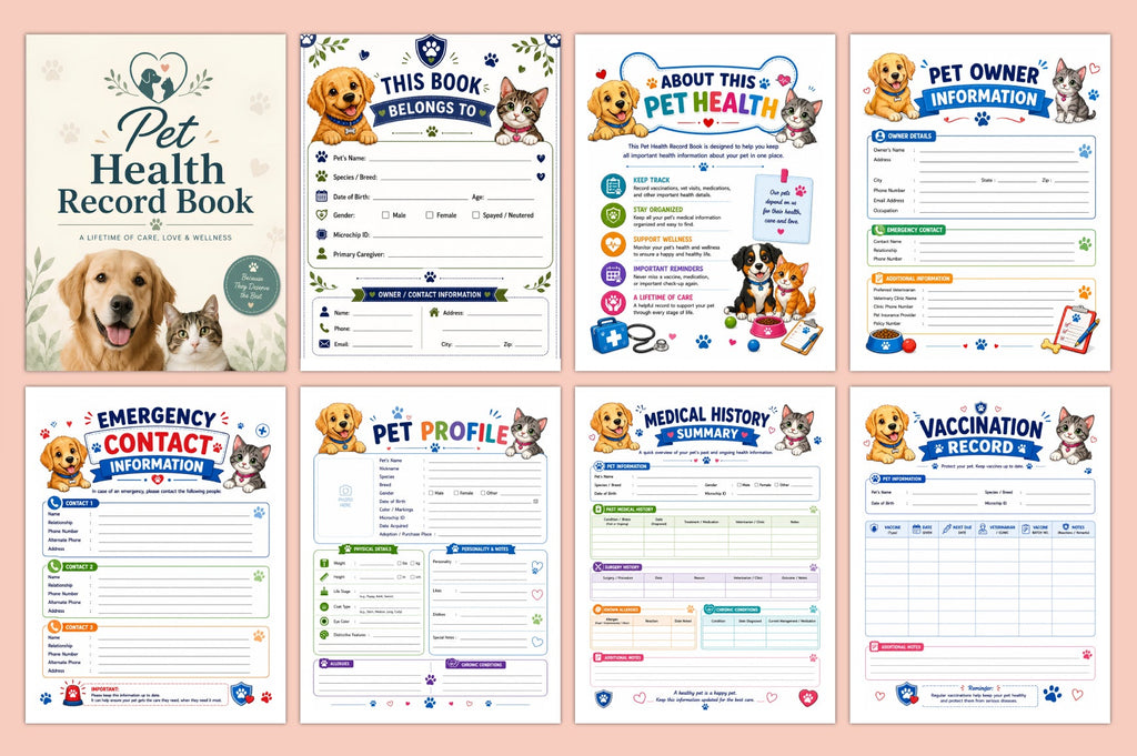 Pet Health Book
