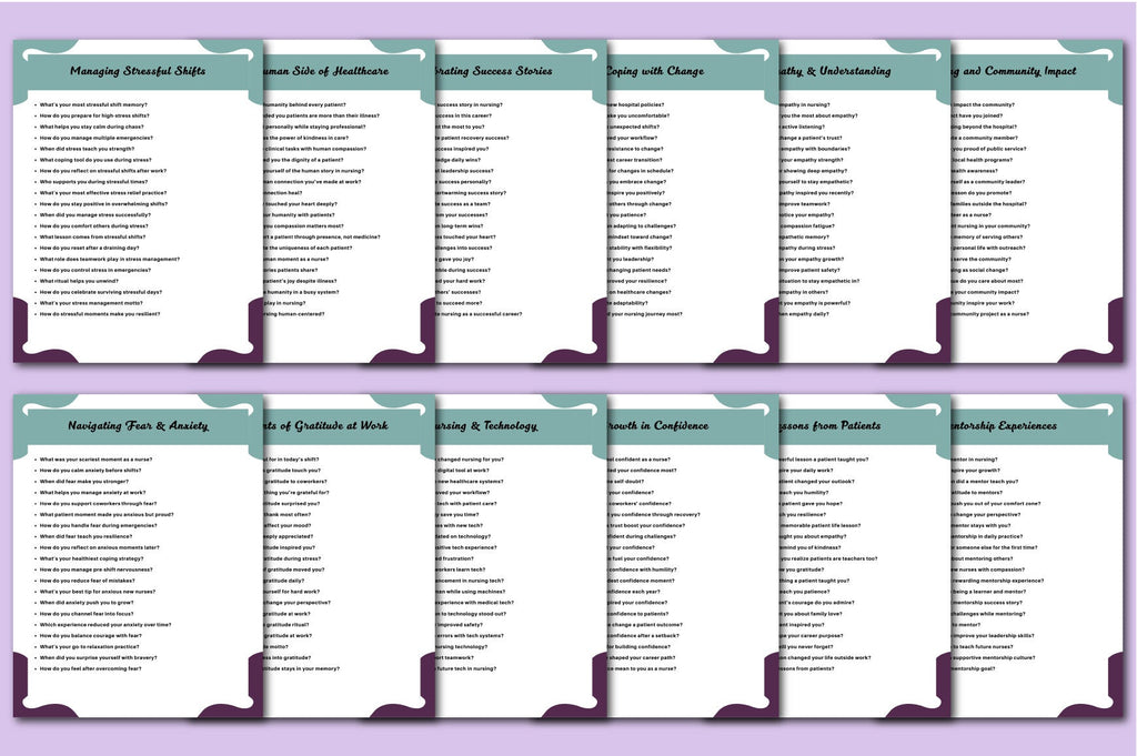 Nurse Reflection Prompts for Personal Growth