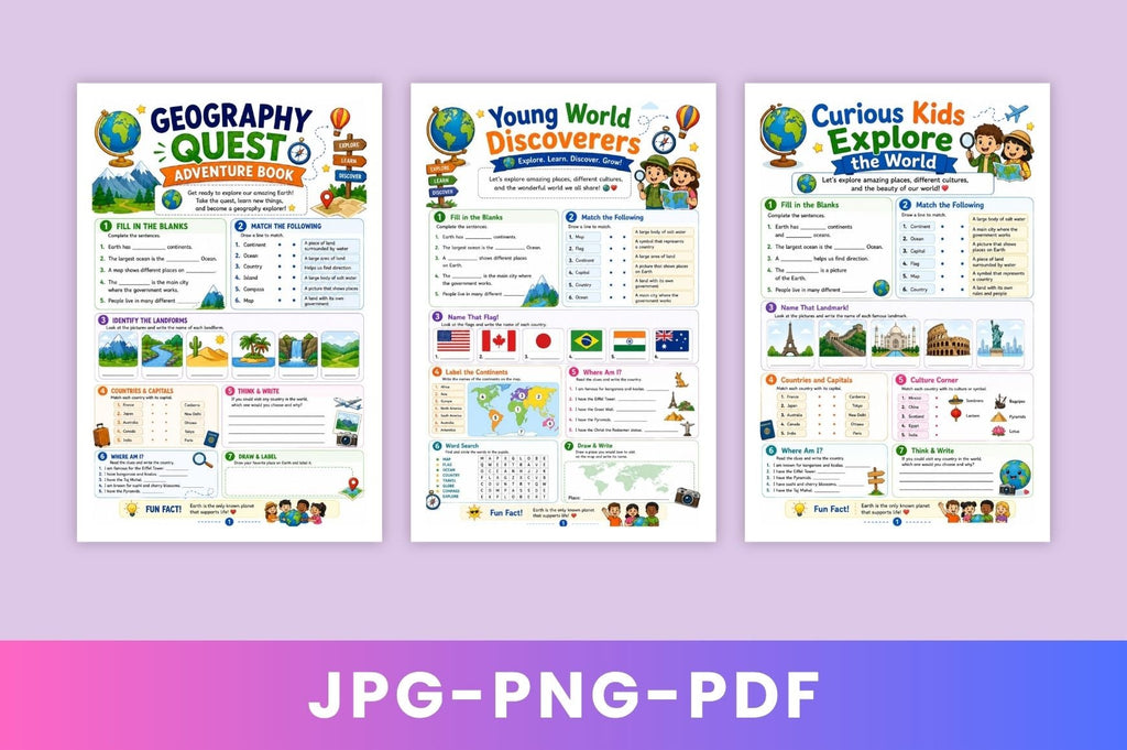 Kids World Explorer Workbook