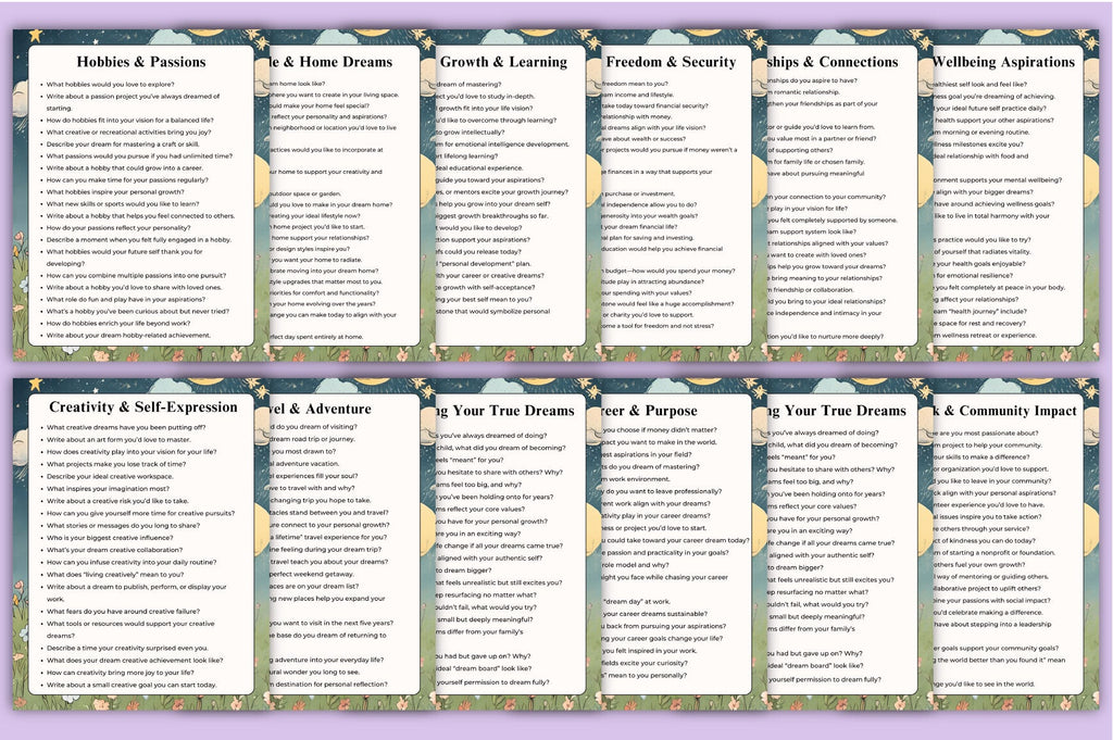 Dreams and Aspirations Planner