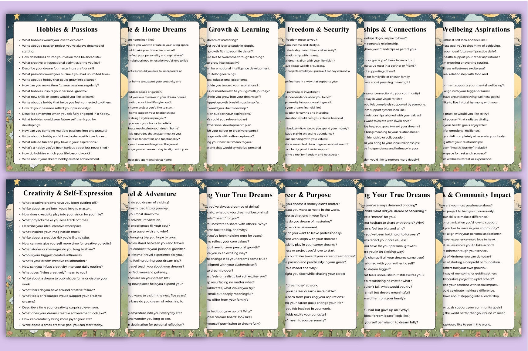Dreams and Aspirations Planner