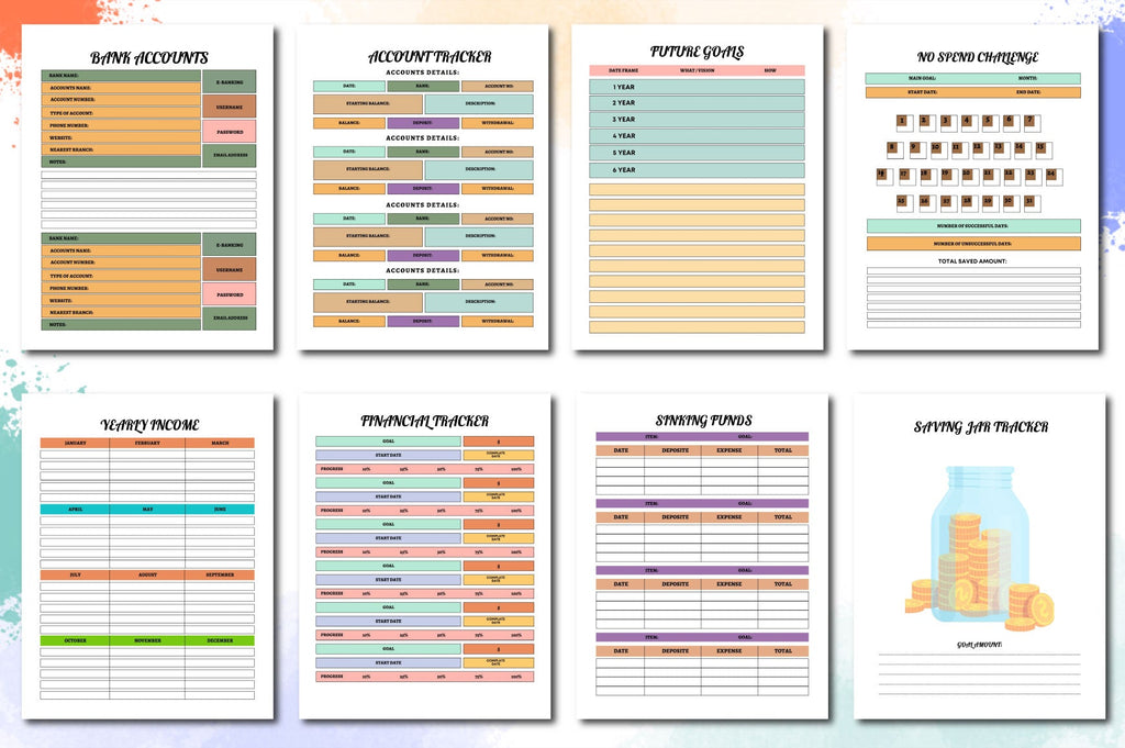 Rainbow Budget Planner