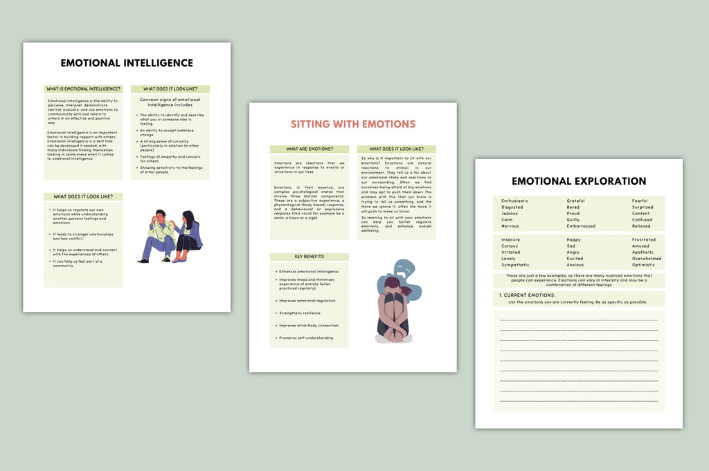 Feelings Insight Processing Sheets Journal