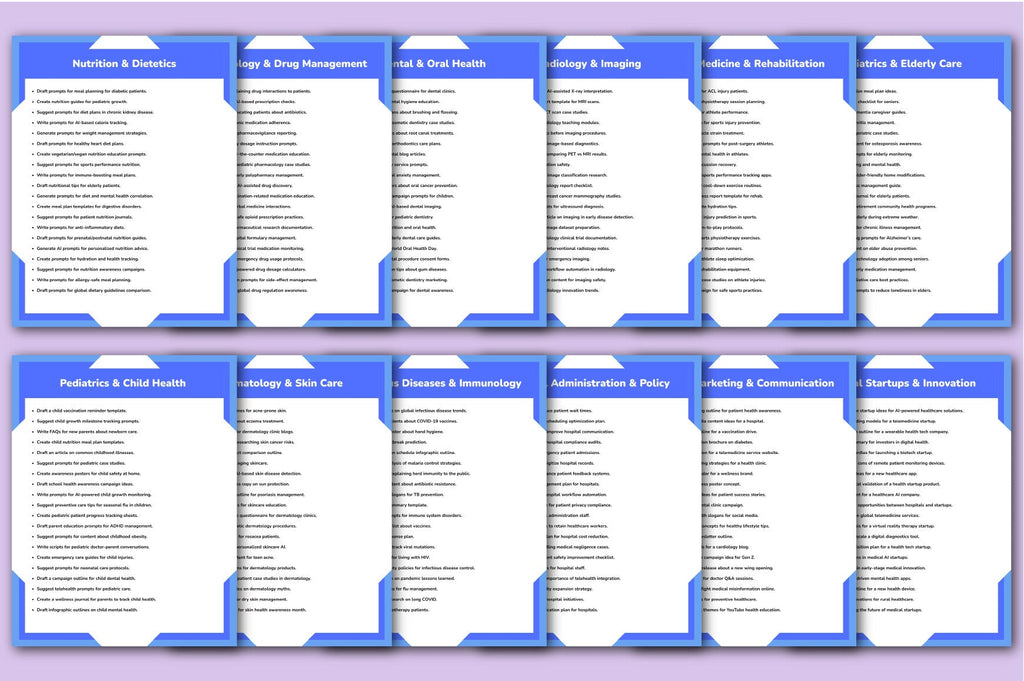 Medical Intelligence Guide Prompts