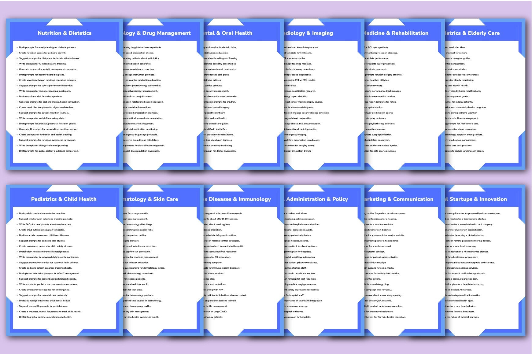 Medical Intelligence Guide Prompts