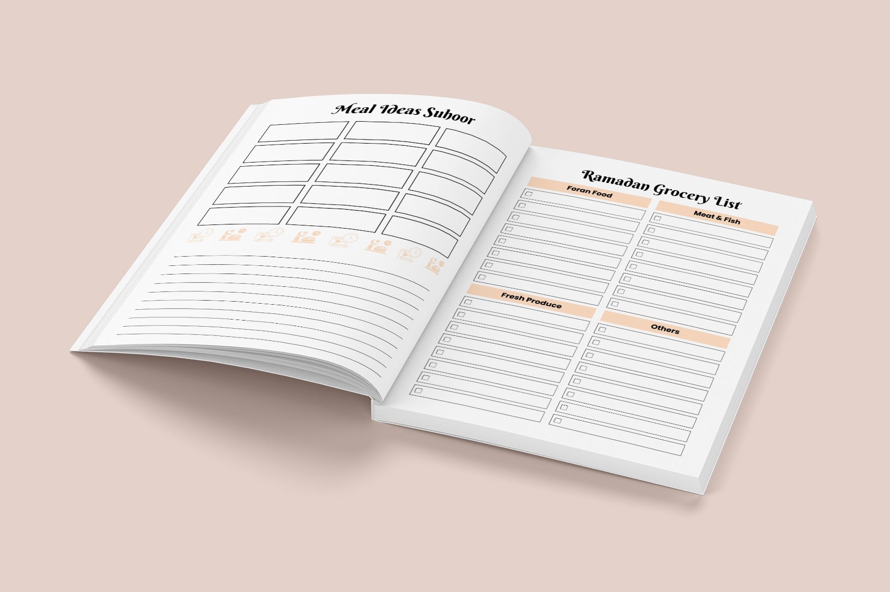Ramadan Ibadah Planner