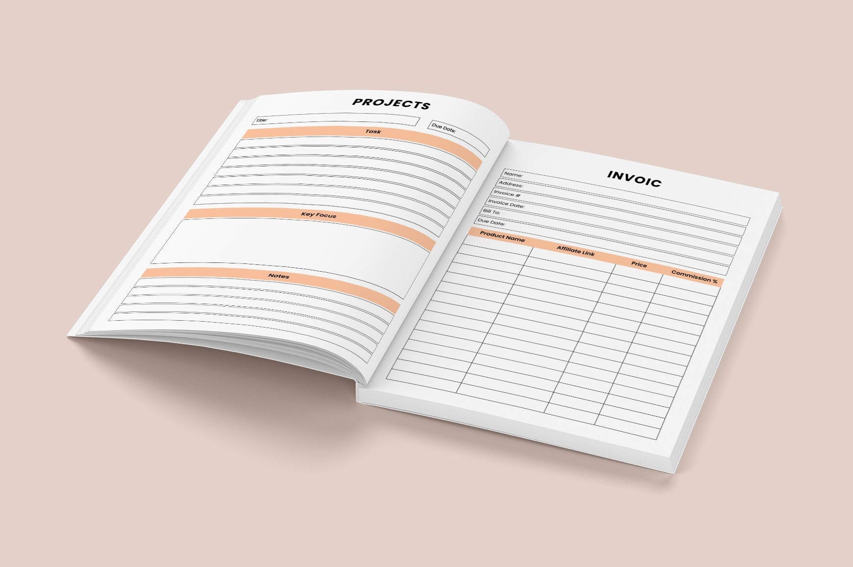 Side Hustle Success Guide Planner