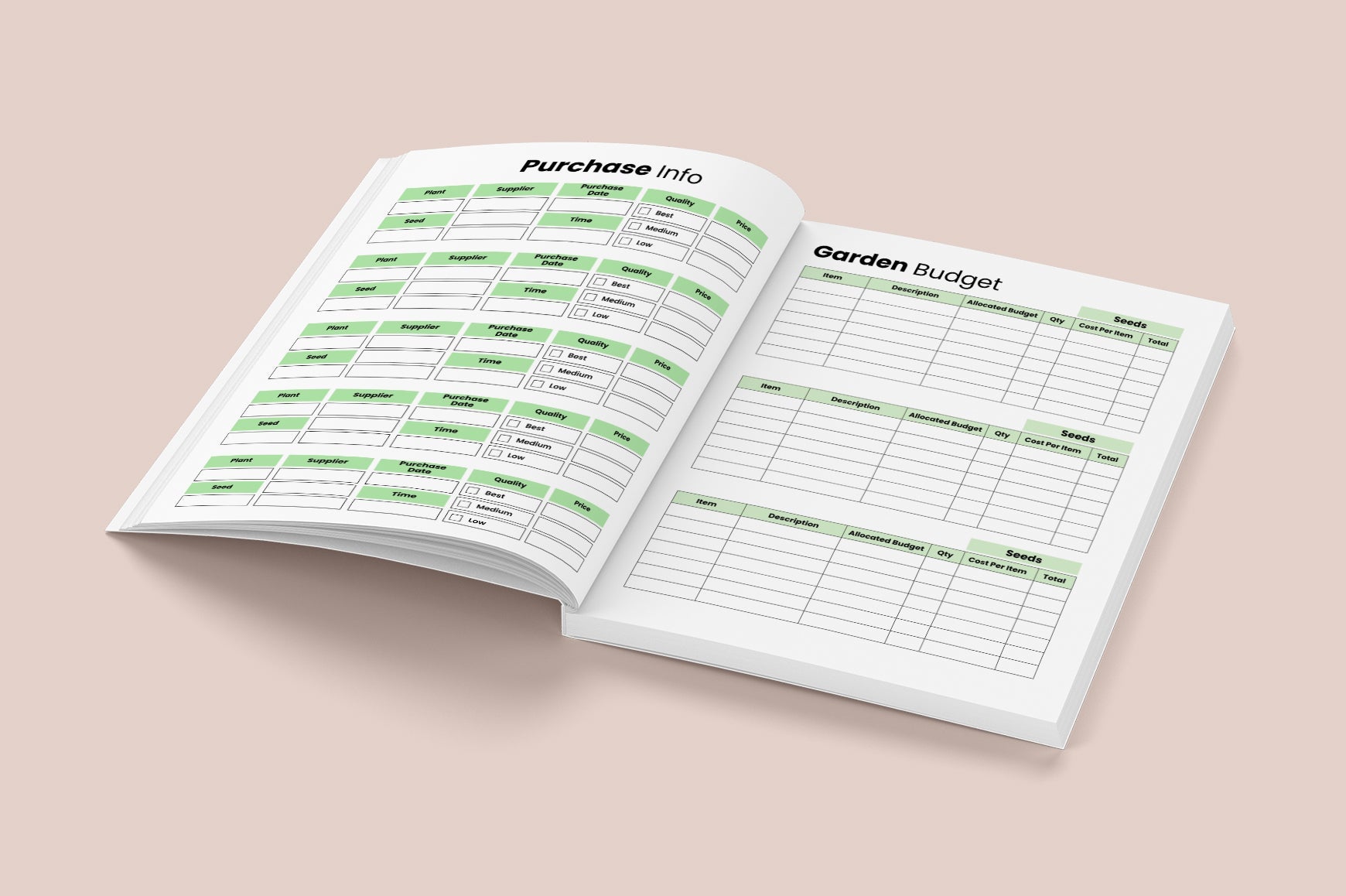 Garden Planning Planner