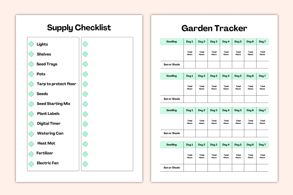 Seed Starting Garden Planner