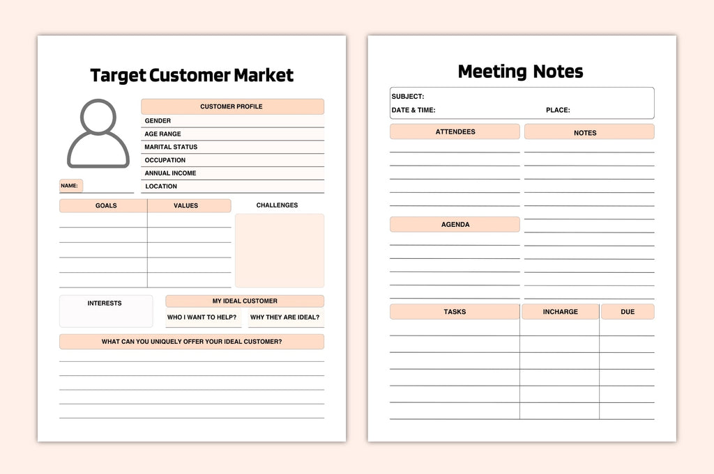 Marketing Strategy Planner Template