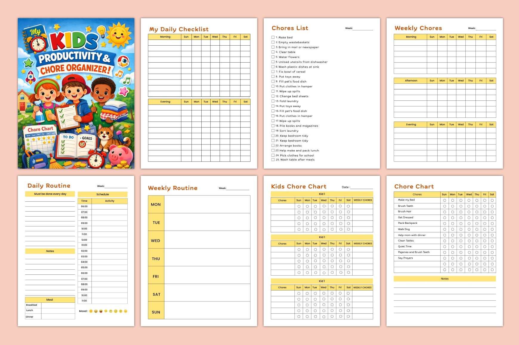 Kids Productivity Chore