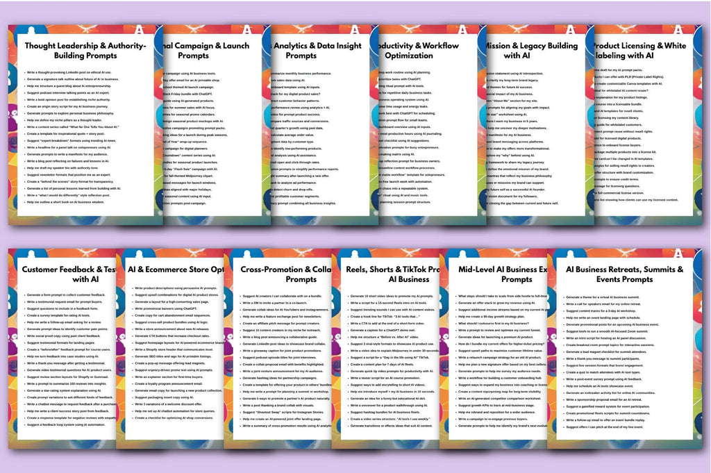 AI Business Playbook Prompts