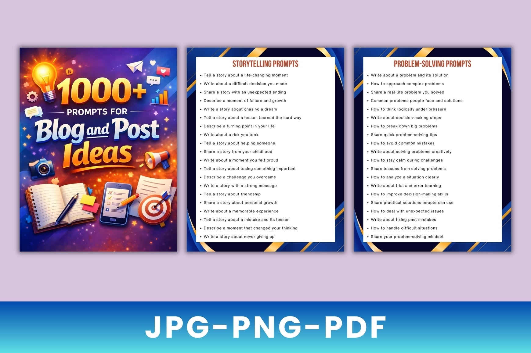 Blog and Post Ideas Prompts