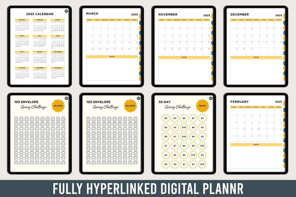Money Saving Challenge Planner