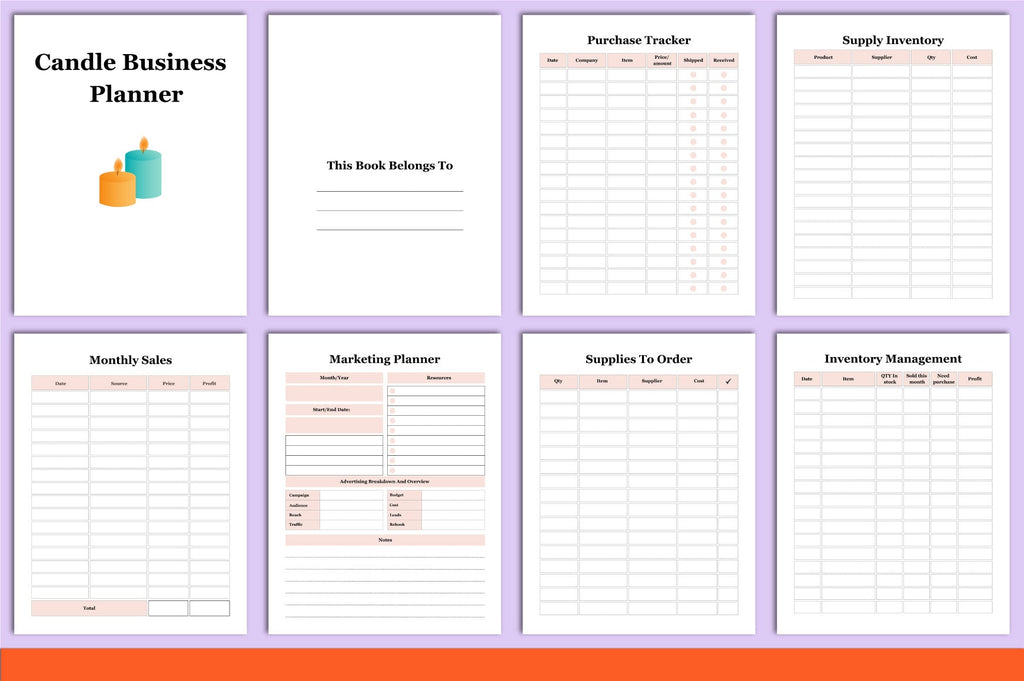 Candle Business Planner