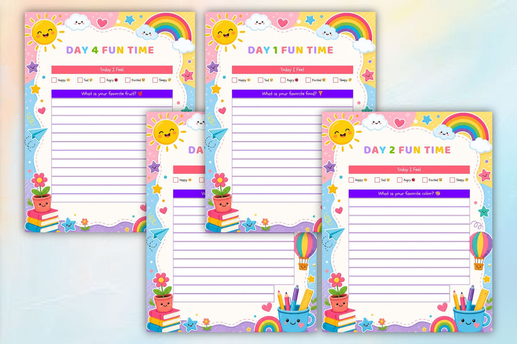 Kids Daily Fun Planner