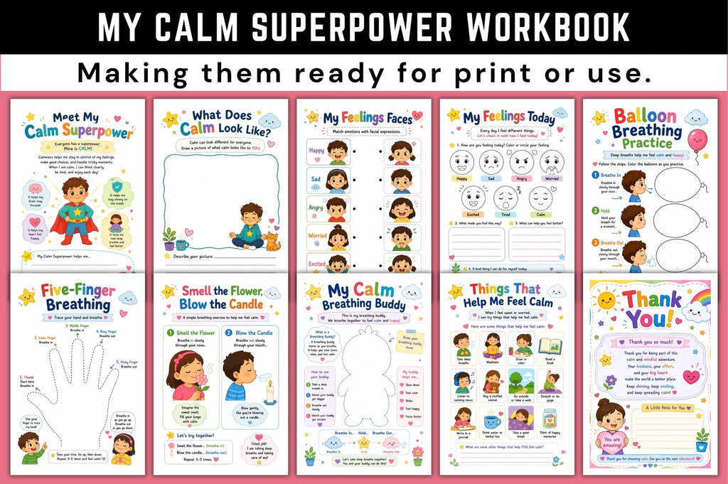 My Calm Superpower Workbook