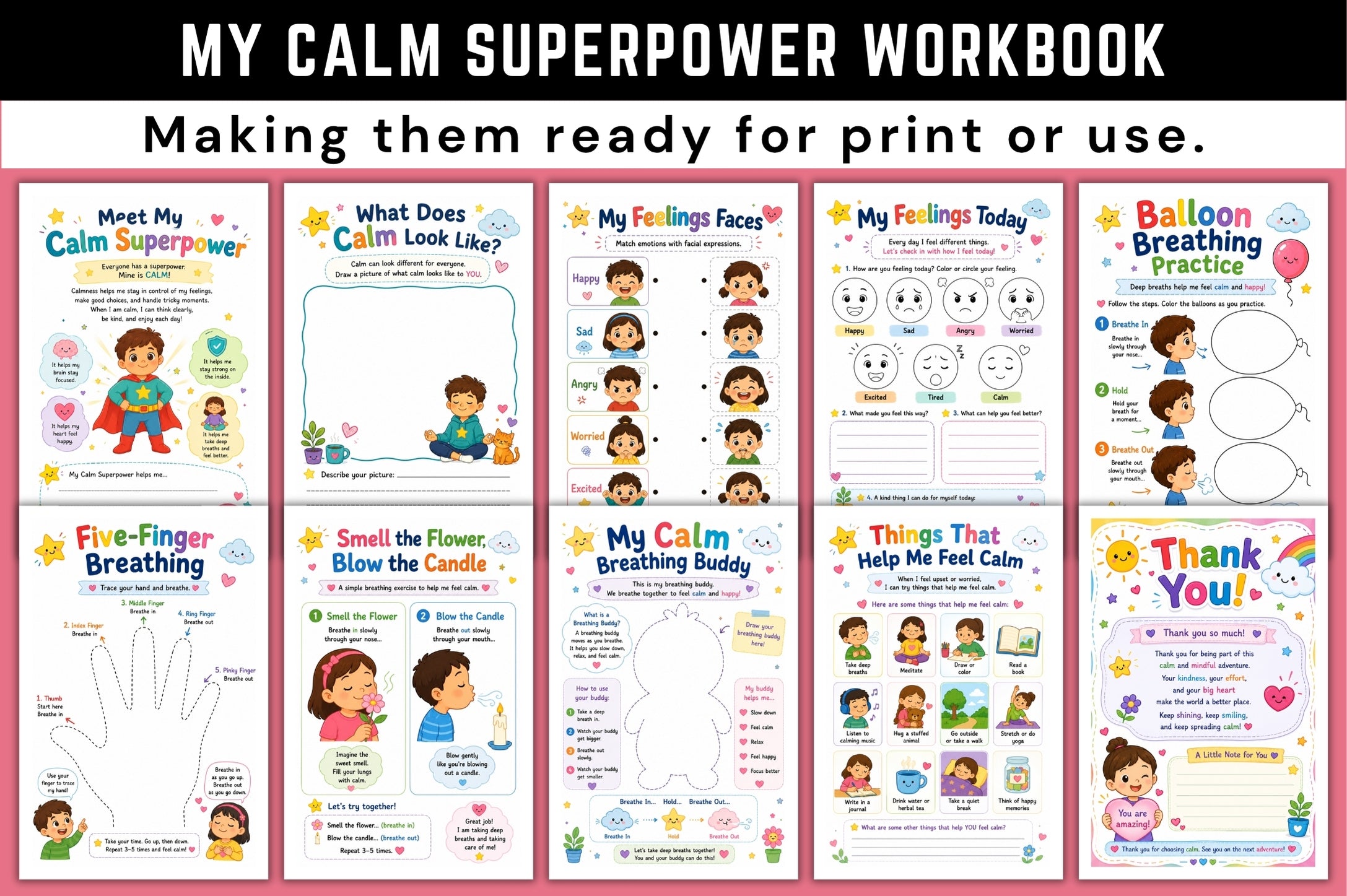My Calm Superpower Workbook