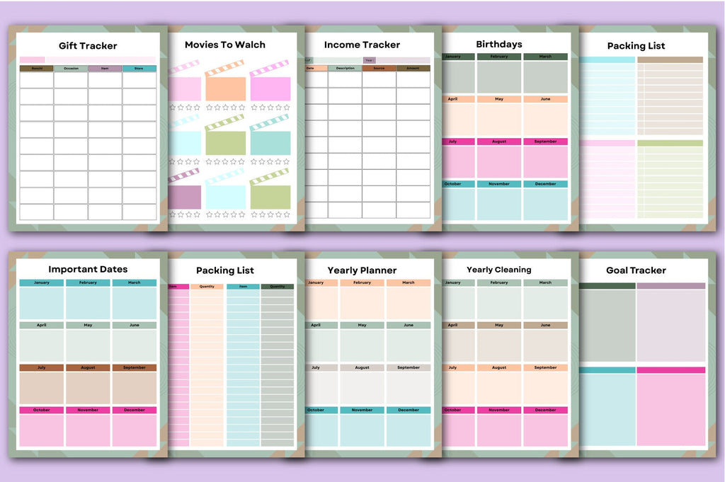 Home Management Binder Planner