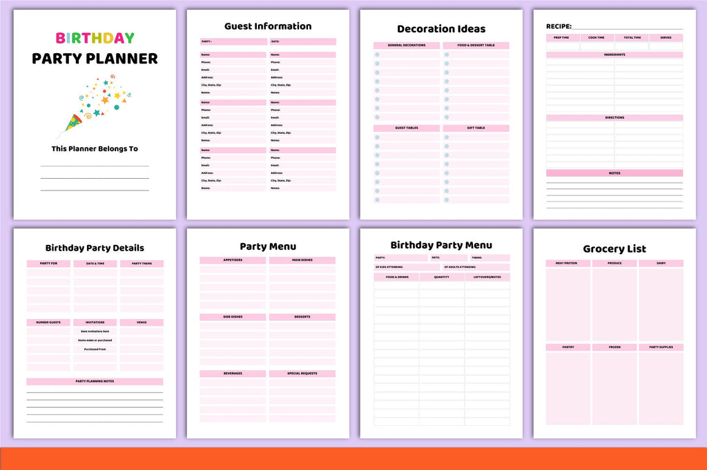 Birthday Party Planner