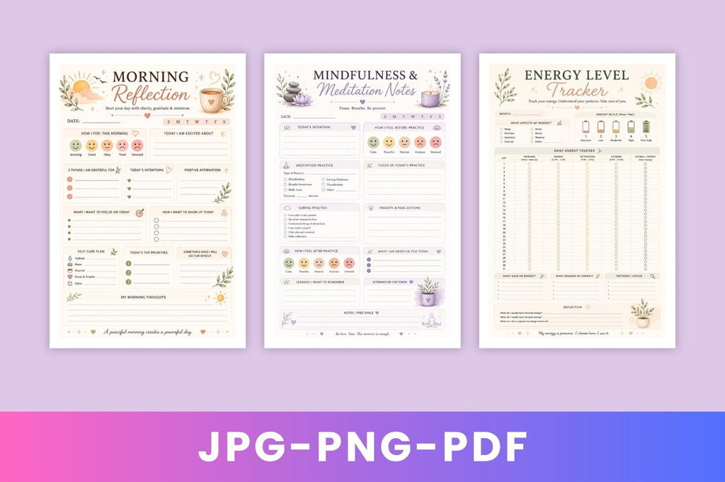 Self Care Wellness Journal