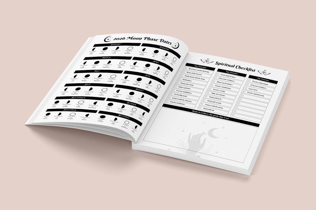 Moon Phases Tarot Journal