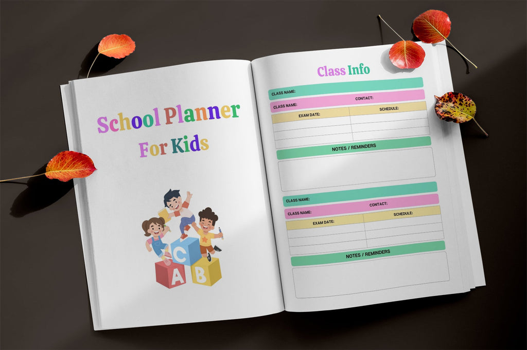 Kids School Planner