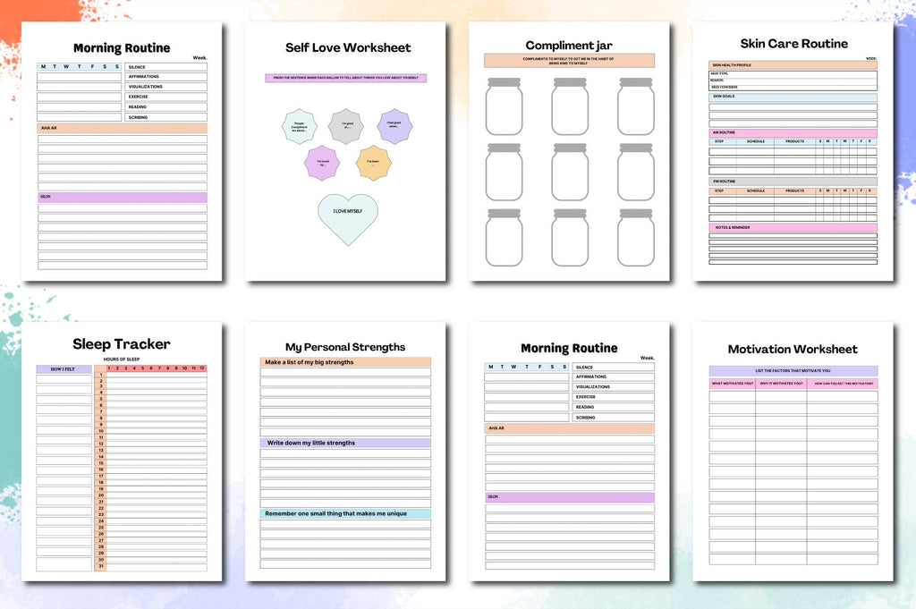 Self Confidence & Self Esteem Journal