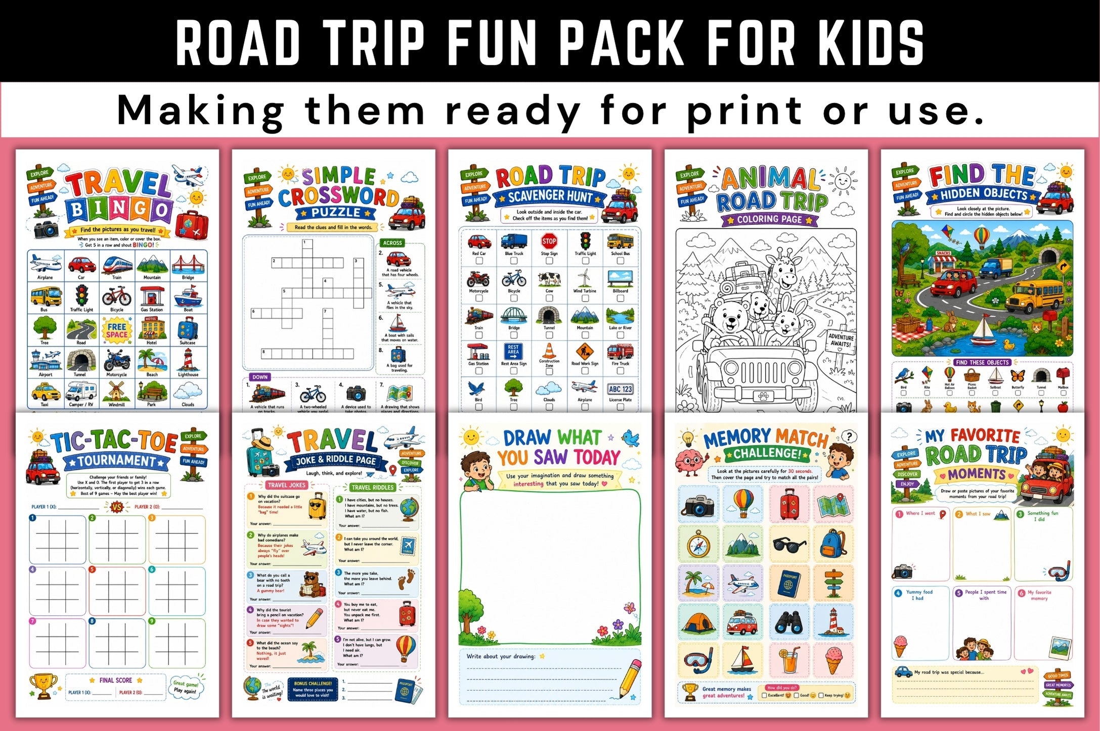 Road Trip Fun For Kids