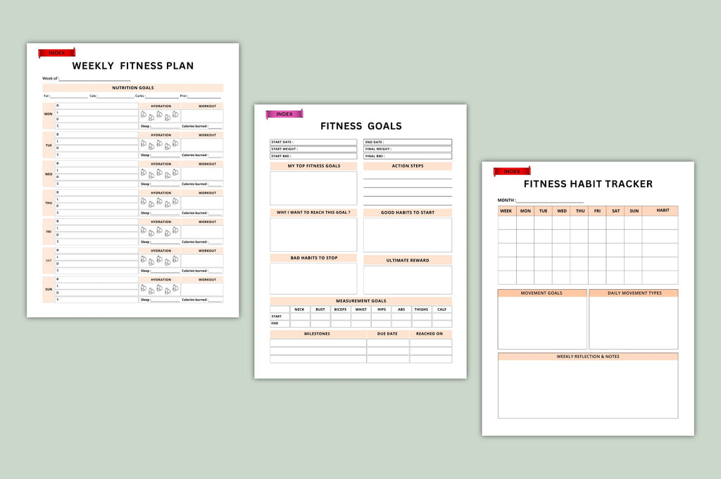Workout Fitness Planner