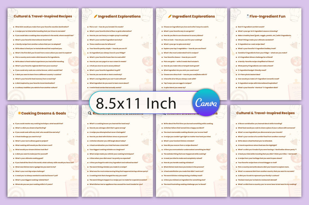 Recipe Prompts for Creative Cooking