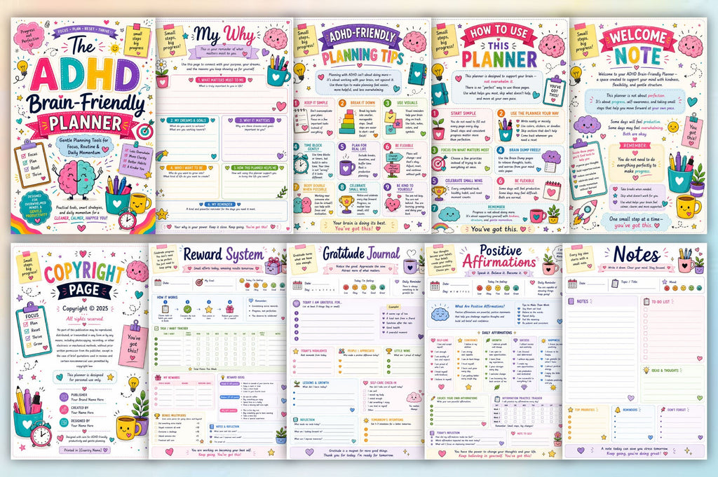 The Adhd Brain Friendly Planner