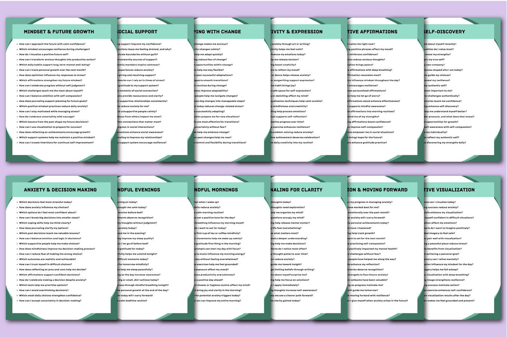 Guided Anxiety Prompts for Relief