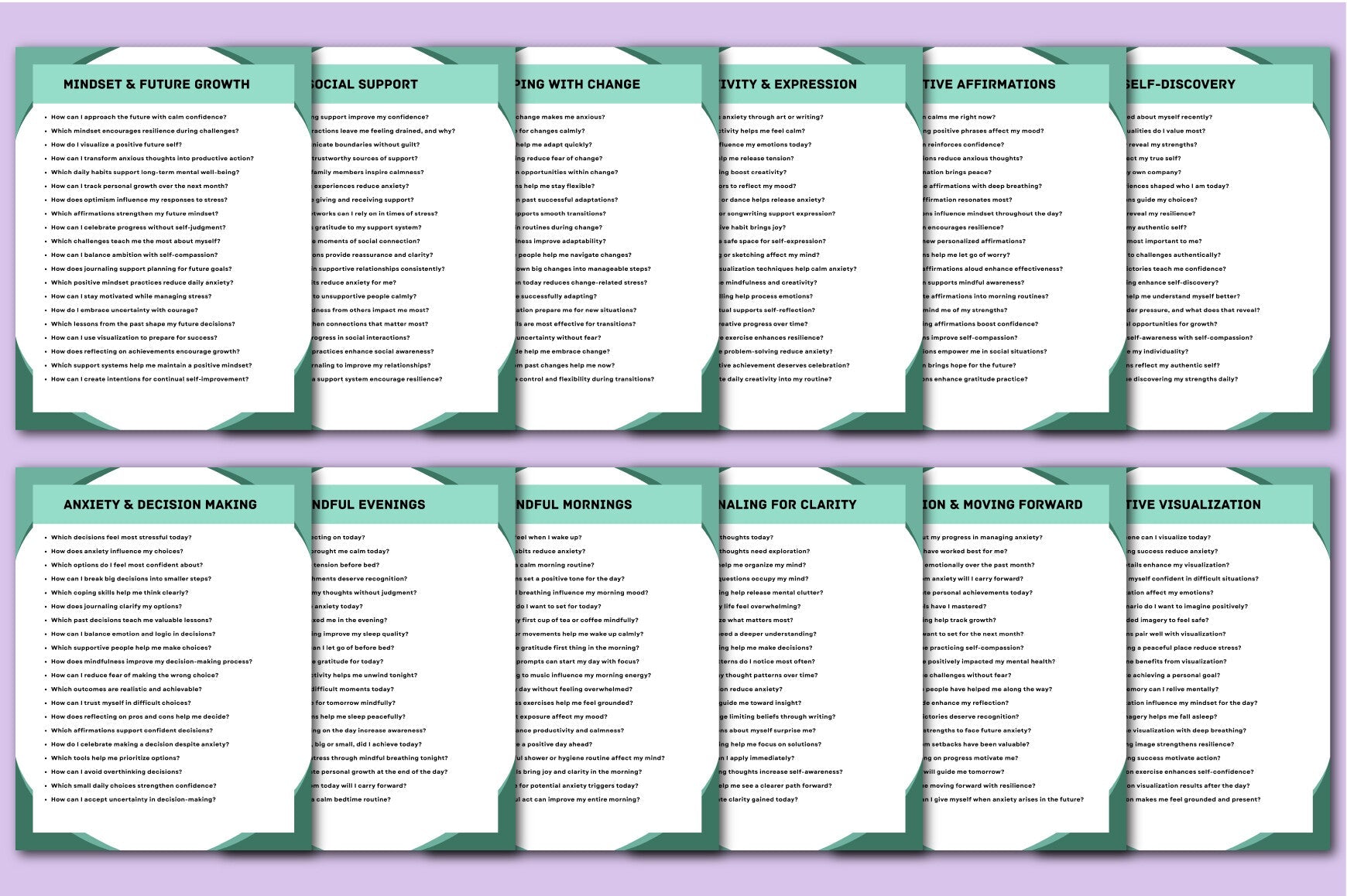 Guided Anxiety Prompts for Relief