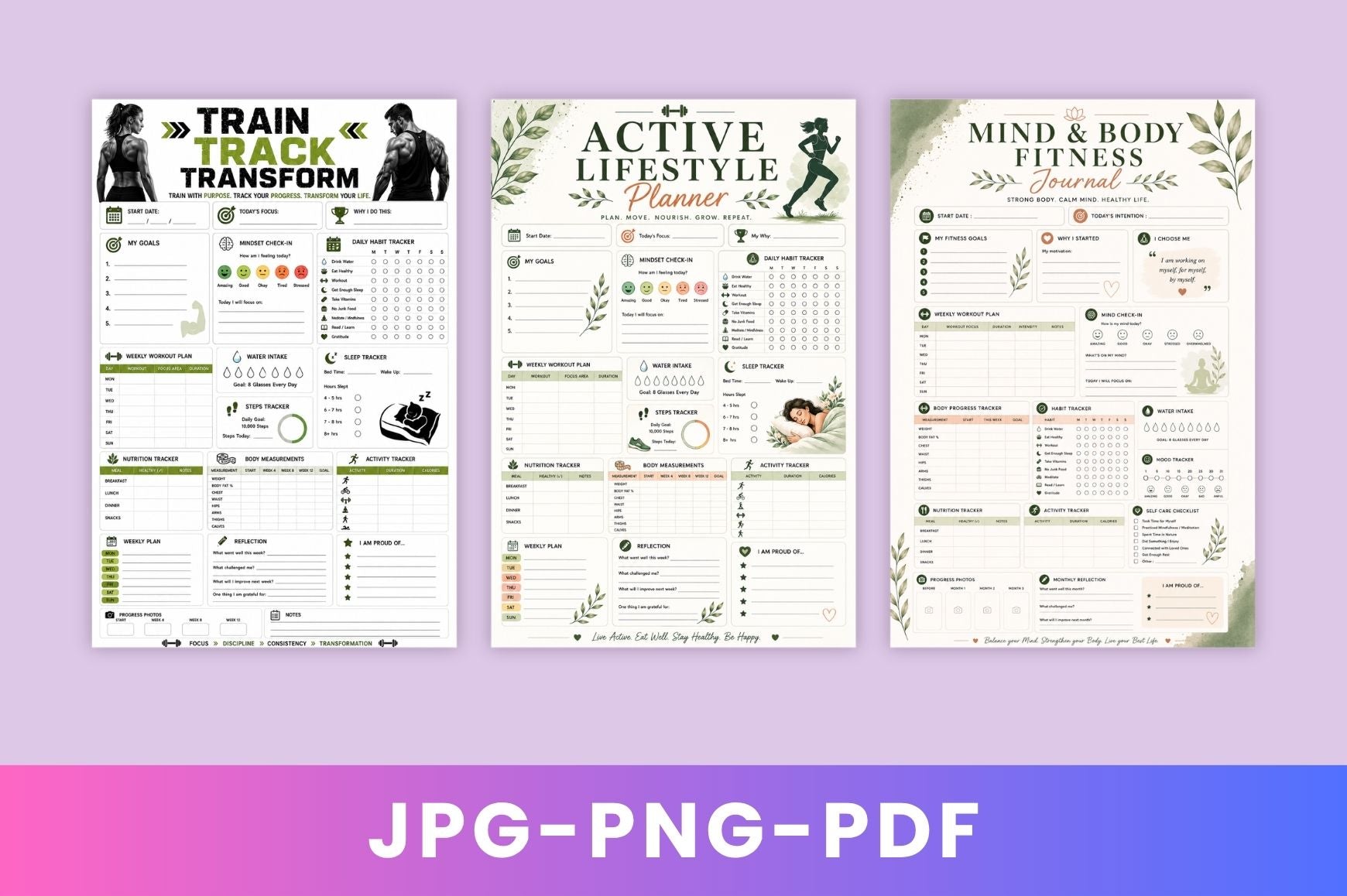 Daily Fitness Progress Journal