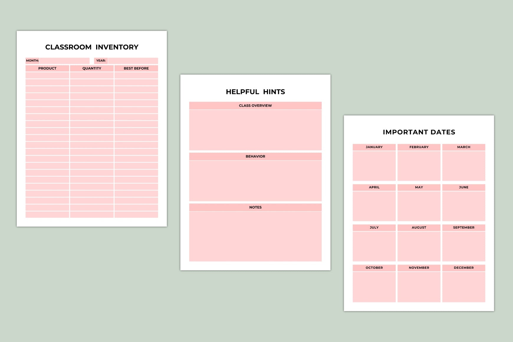 Teacher Success Planner