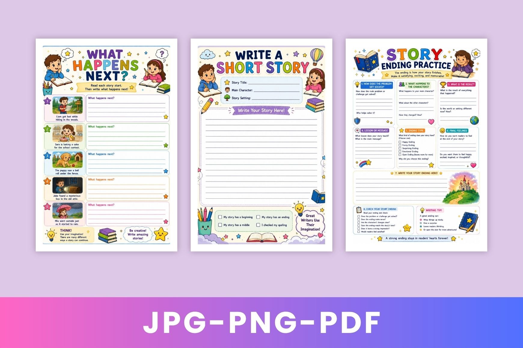 Kids Writing Activities