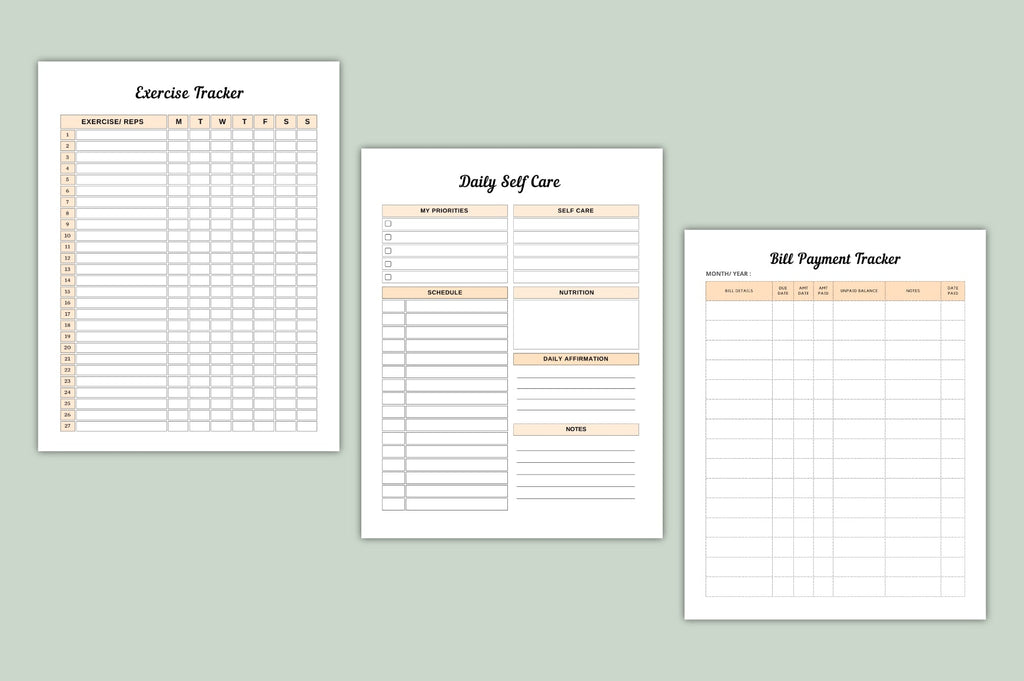Soft Life Daily Routine Journal