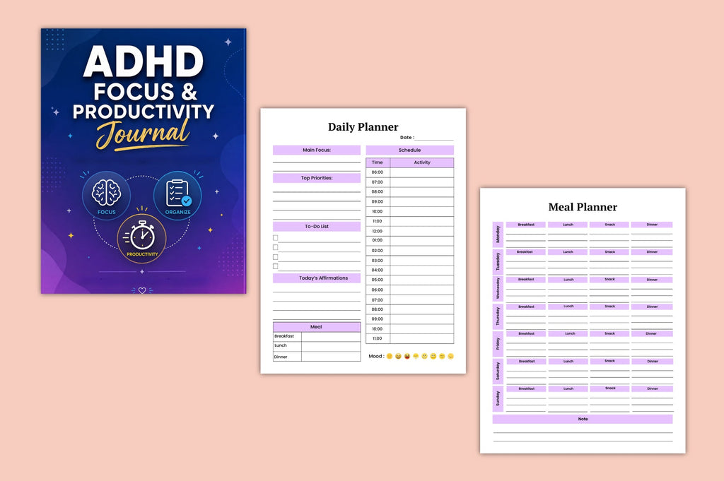 Adhd Focus Productivity Journal