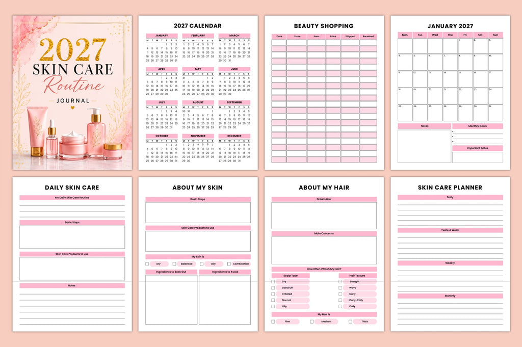 Skin Care Routine Journal